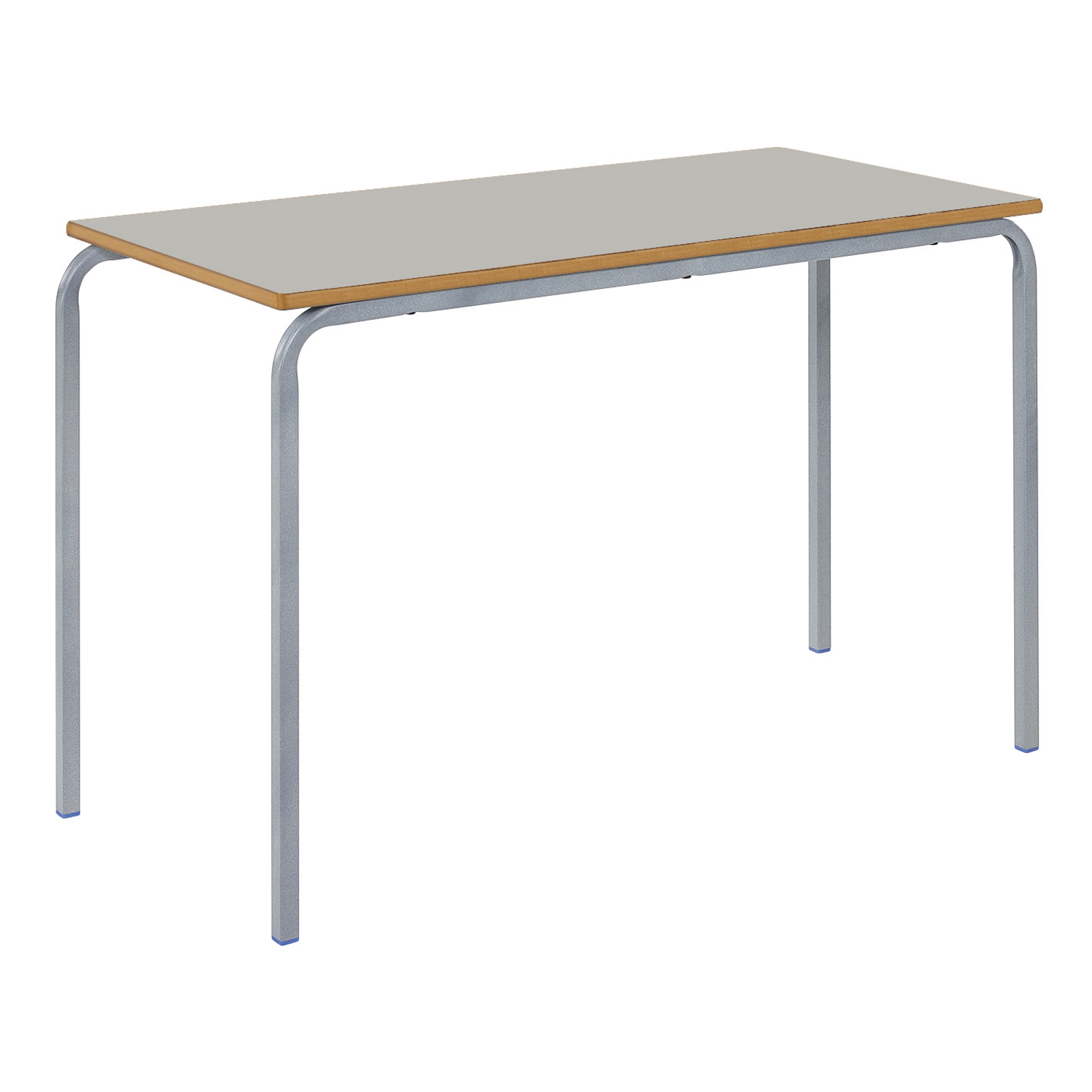 Classmates Rectangular Crushed Bent Classroom Table - 1100 x 550 x 460mm - Grey